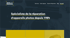 Desktop Screenshot of photo-cine-reparation.com
